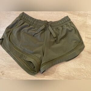 lululemon athletica Olive Athletic Shorts